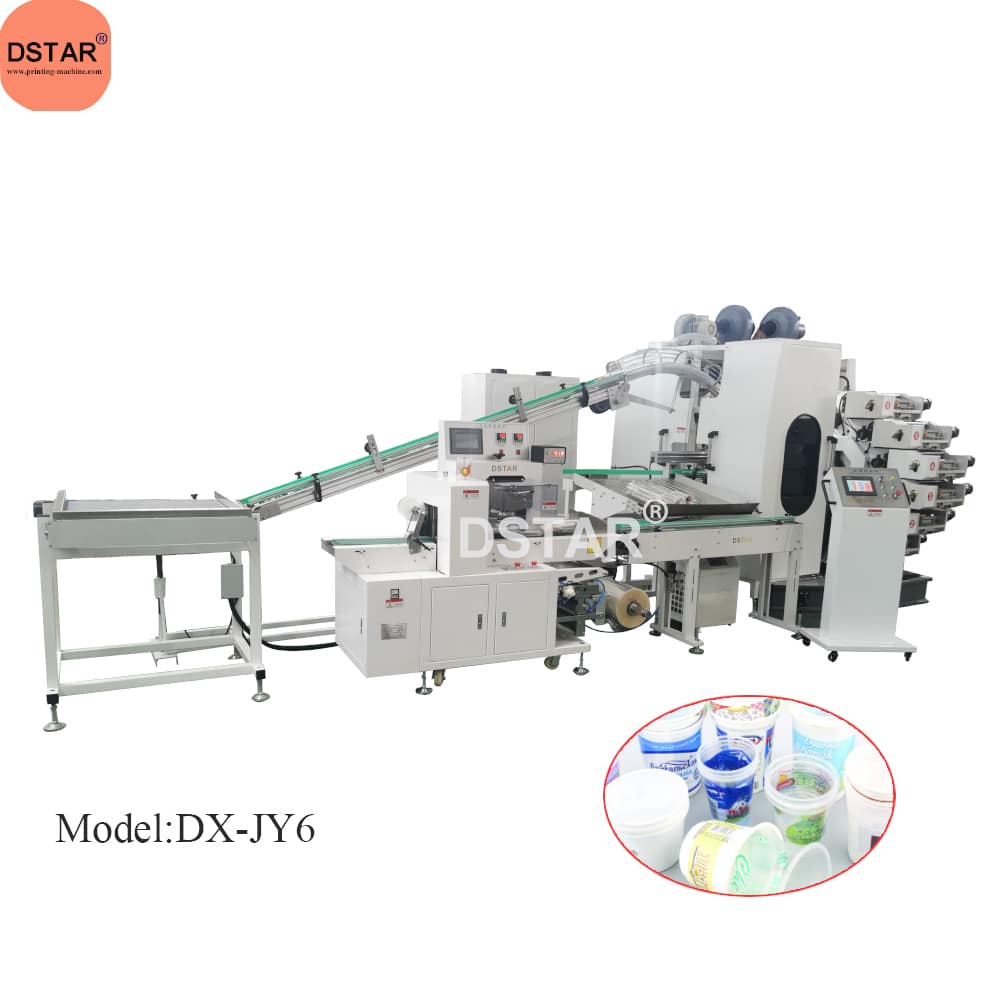 automatic drinking cup printing machine DX-JY6 - Applications - 1