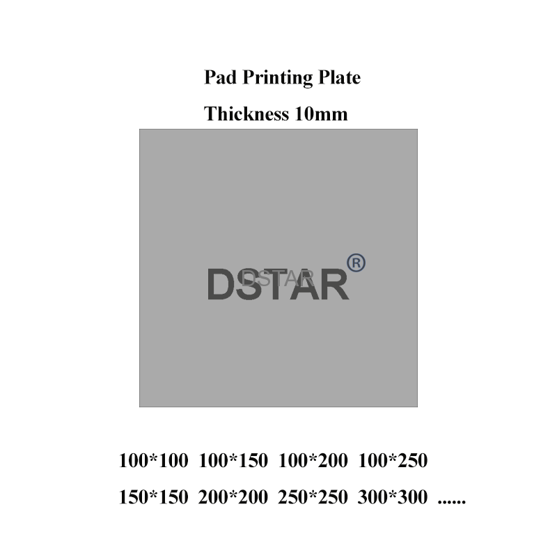 steel printing cliche for pad printer machine - Pad printing plate - 1