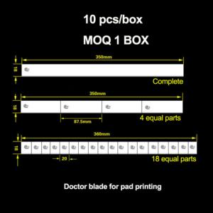 ink scrap blade for pad printer