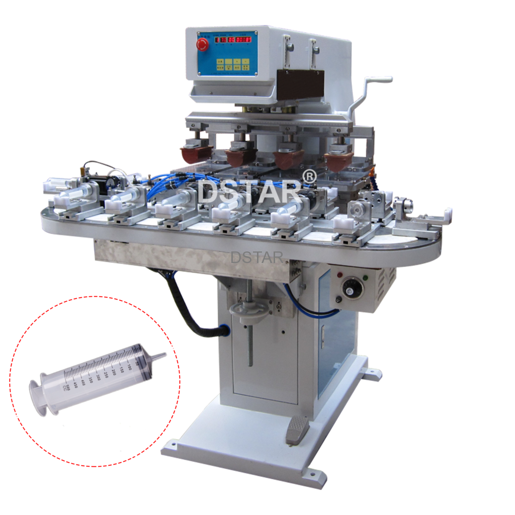 Multi color syringe pad printing machine - Applications - 1