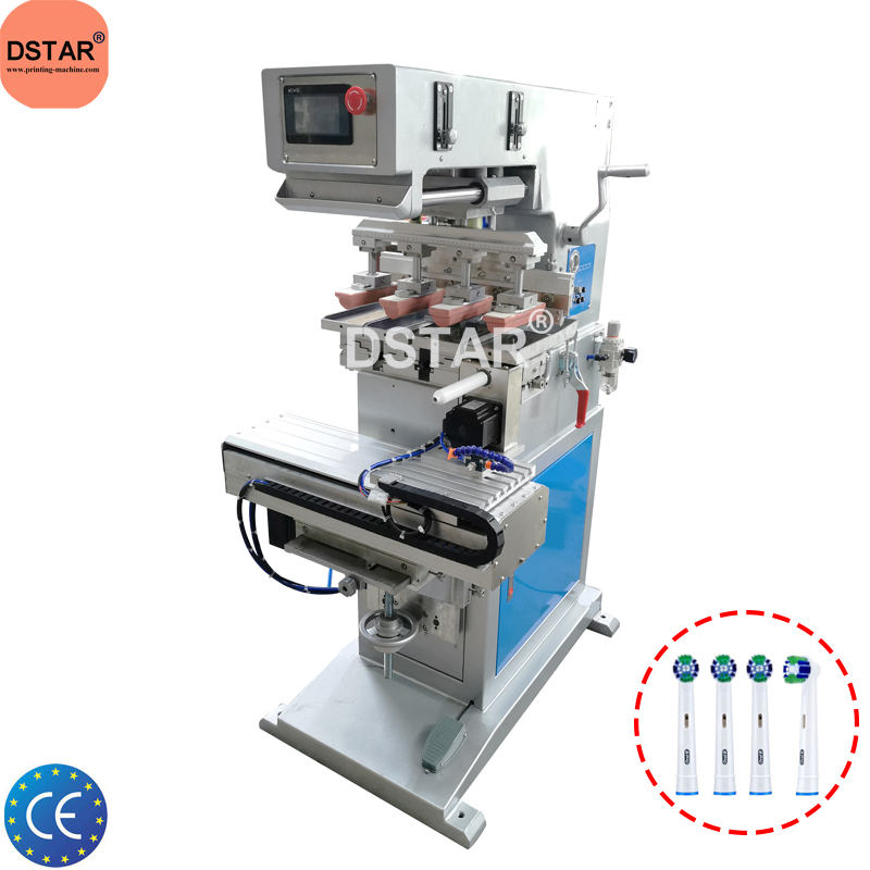 Brush handle pad printing machine DX-SM4S - Applications - 1