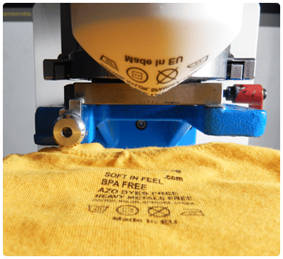 Tagless pad printing machine for garments - Applications - 3