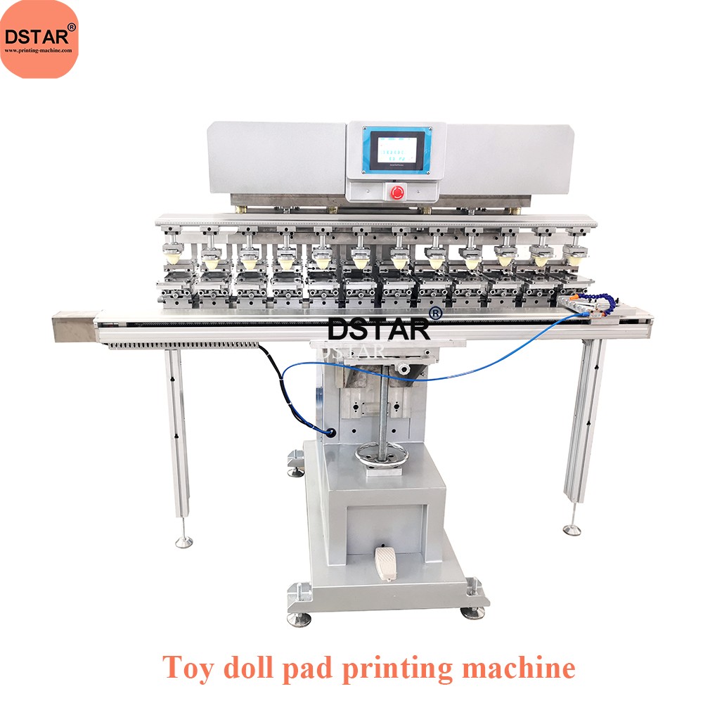 12 color toy doll printing machine