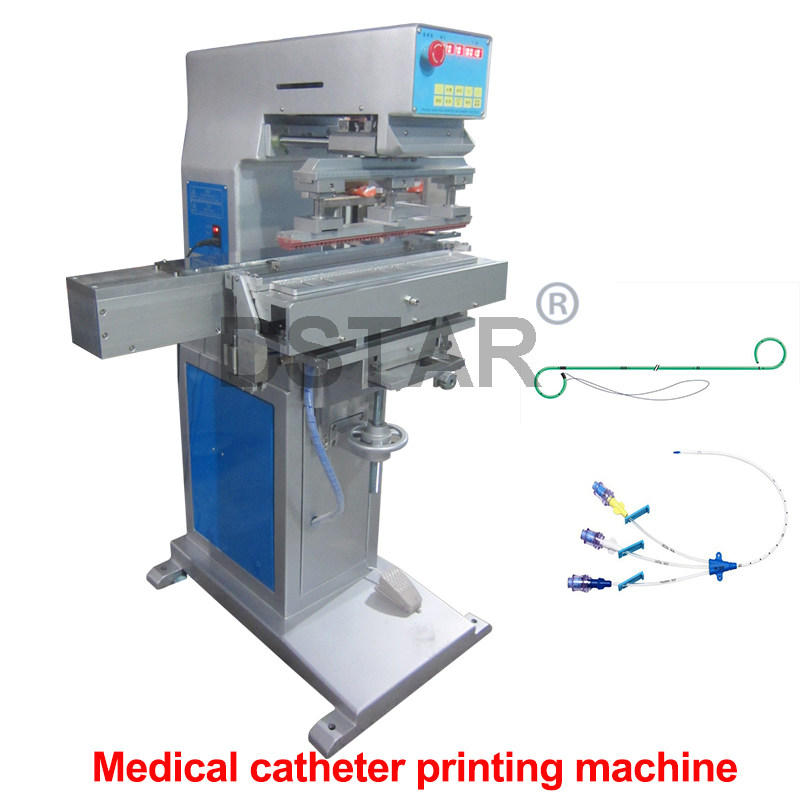 catheter scale rotary pad printing machine