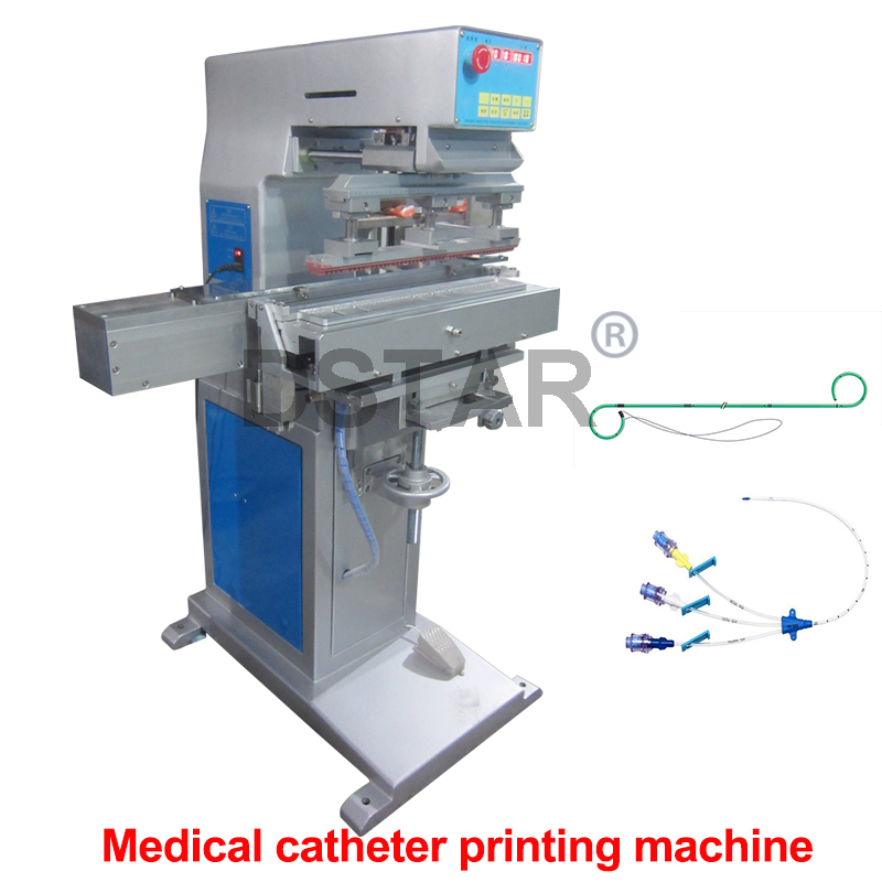Catheter pad printing machine from original manufacturer - Business News - 4 catheter scale rotary pad printing machine