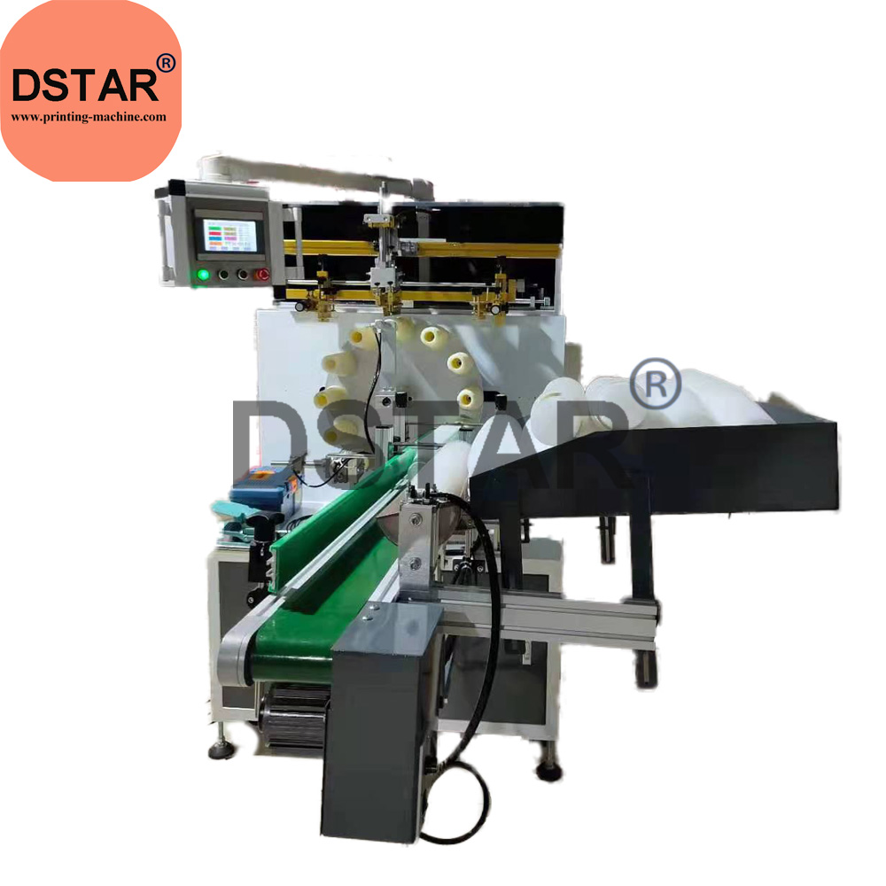 Paper cup 1 color screen printing machine