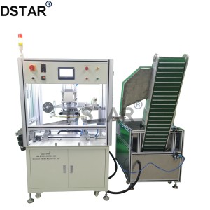 Automatic hot stamping machine for bottle closure