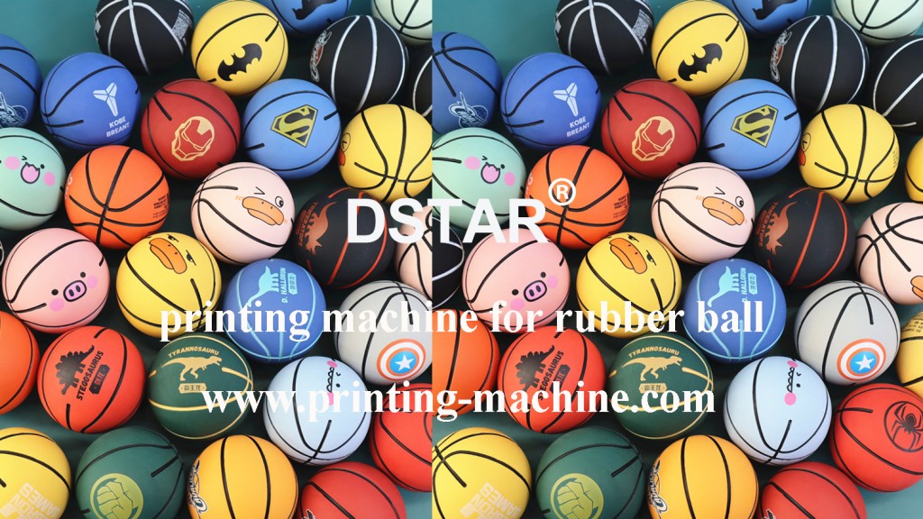 Printing machine for rubber bouncy ball - Applications - 2