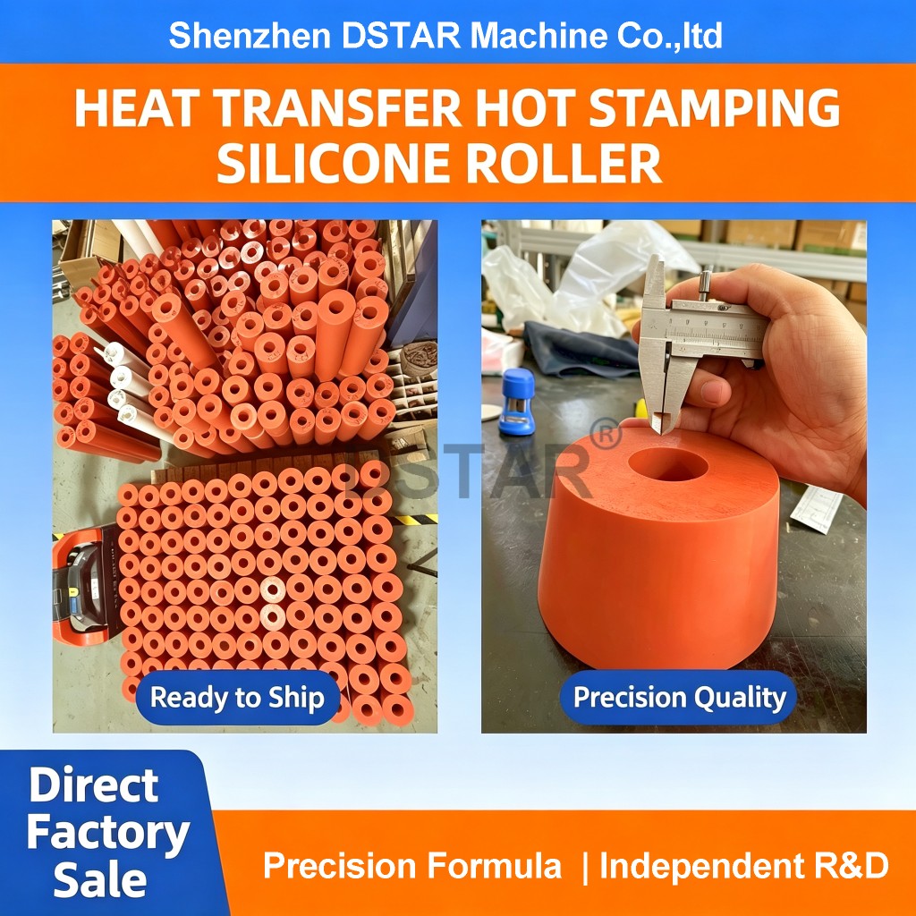 Rubber roller for heat transfer printing machine 3 - - 3